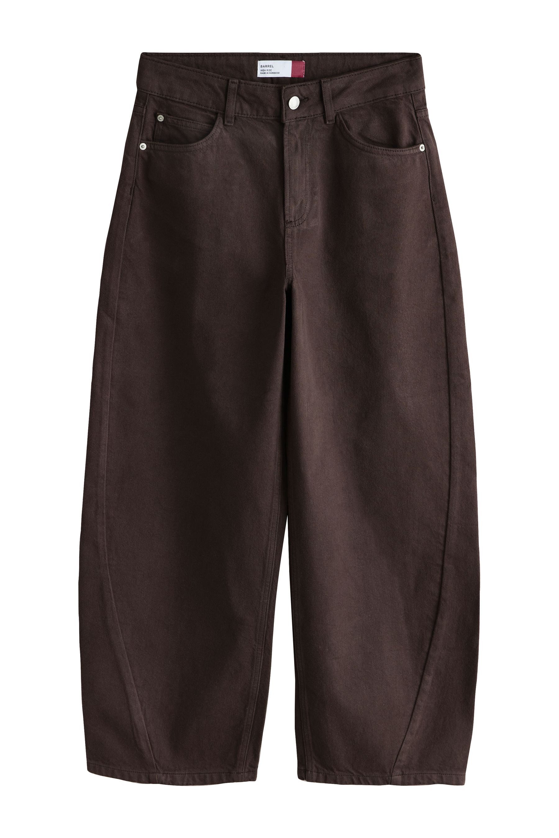 Next Weite Jeans Barrel-Jeans mit verdrehter Naht (1-tlg)