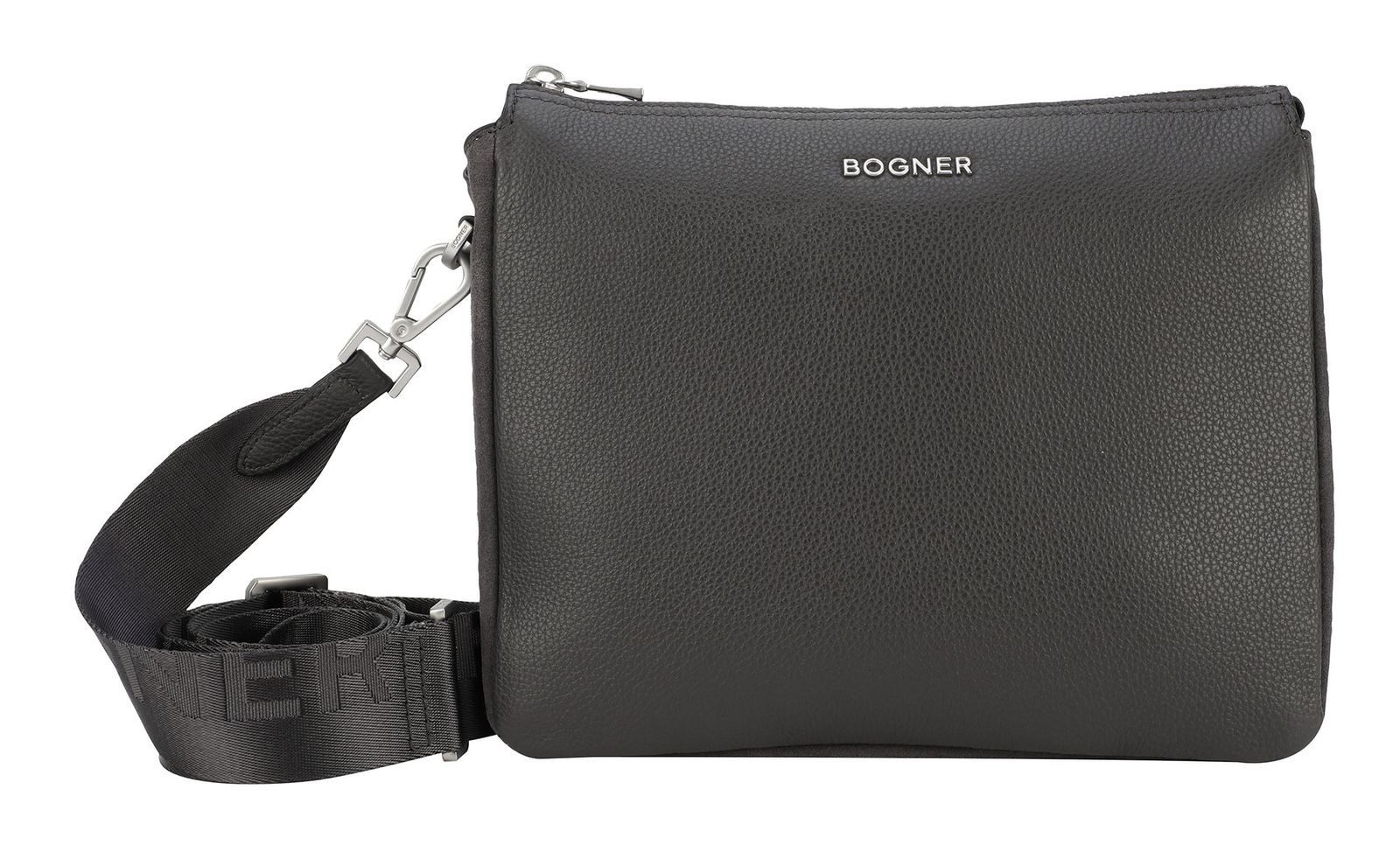 BOGNER Schultertasche Gulia Shoulderbag, aus echtem Rindsleder