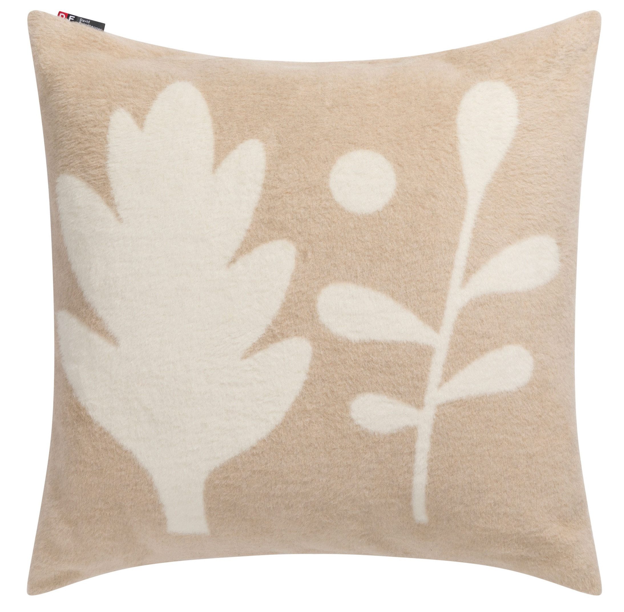 DAVID FUSSENEGGER Kissenhülle Savona 'Folkoreblumen abstrakt' 50 x 50 cm