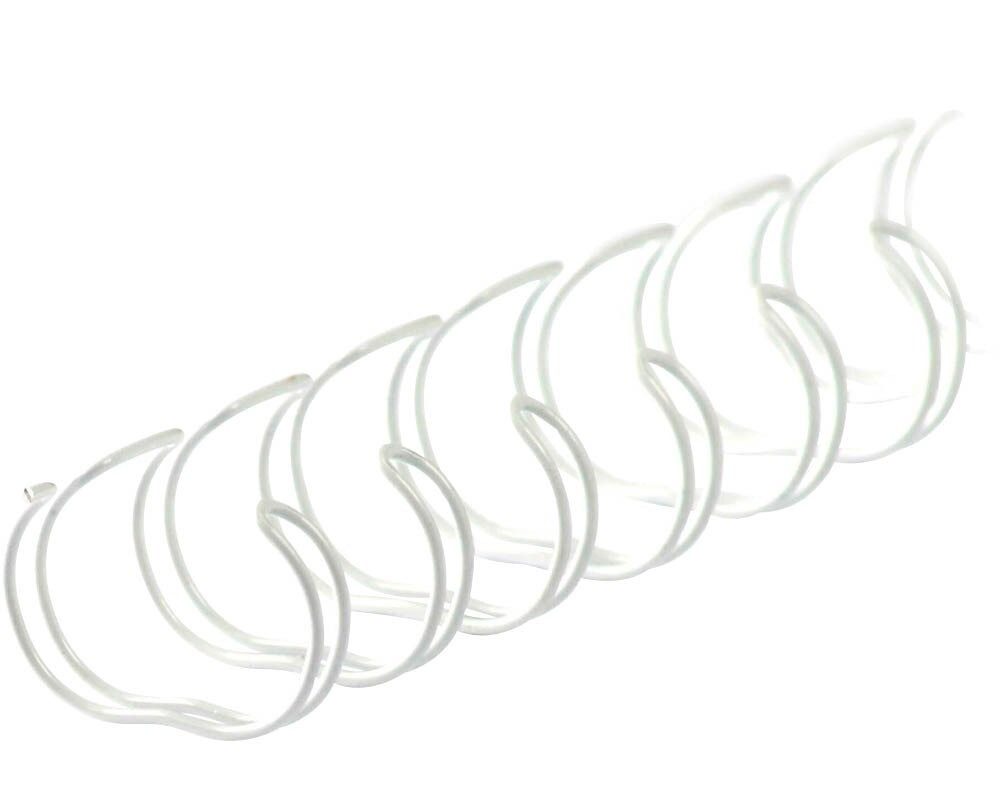 LMG Germany Bindegerät 50 LMG Drahtbinderücken weiß für 220 Blatt