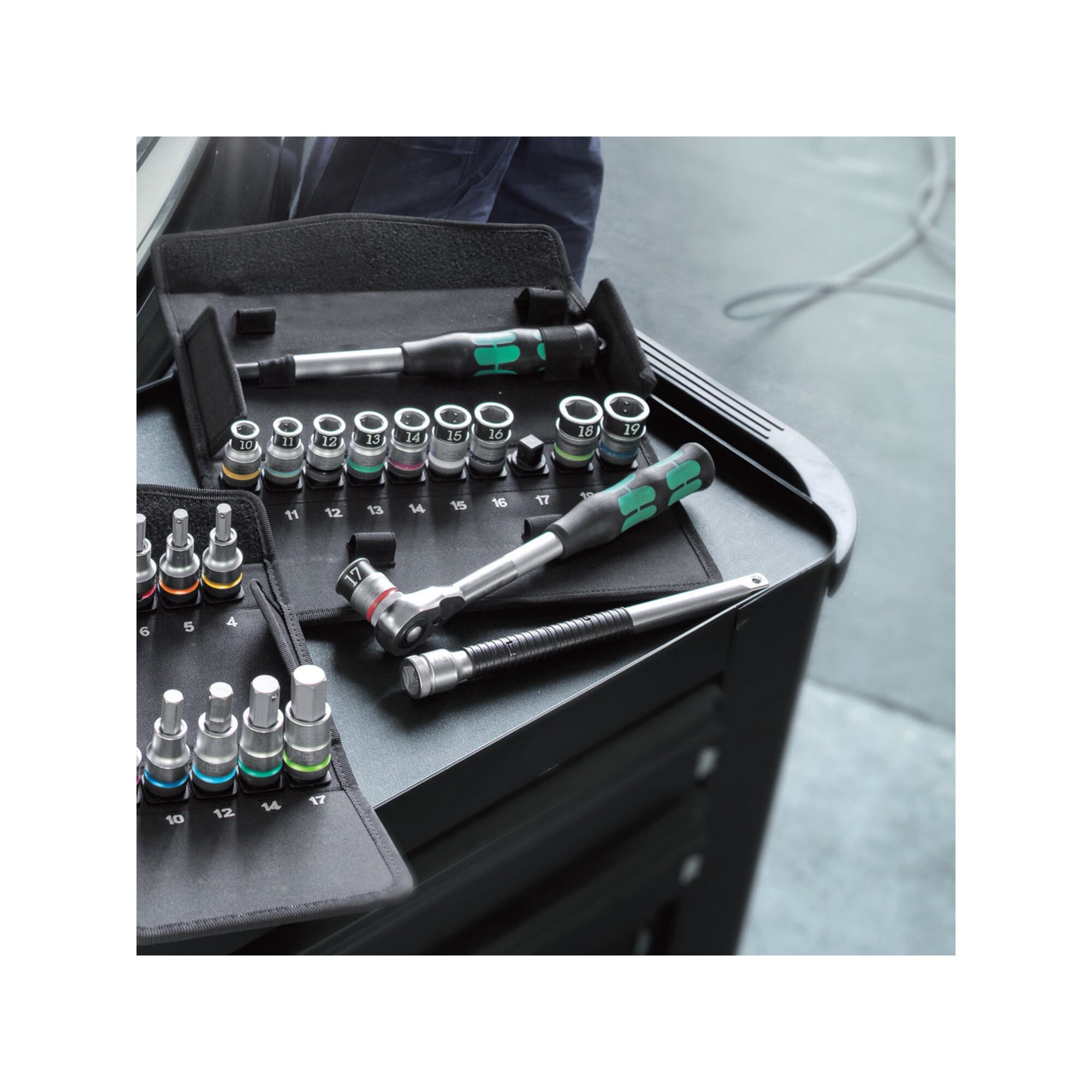 Wera Ratsche Wera 8006 C Zyklop Hybrid-Knarre mit Umschalthebel mit 1/2"-Antrieb, 1