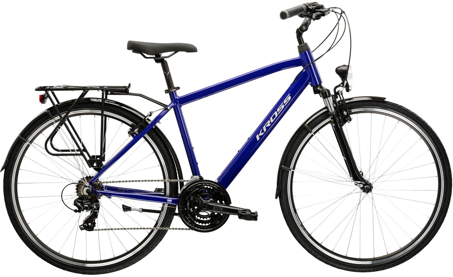 Kross Trekkingrad Trans 1.0, 21 Gang Shimano TOURNEY TY300 Schaltwerk, Kettenschaltung