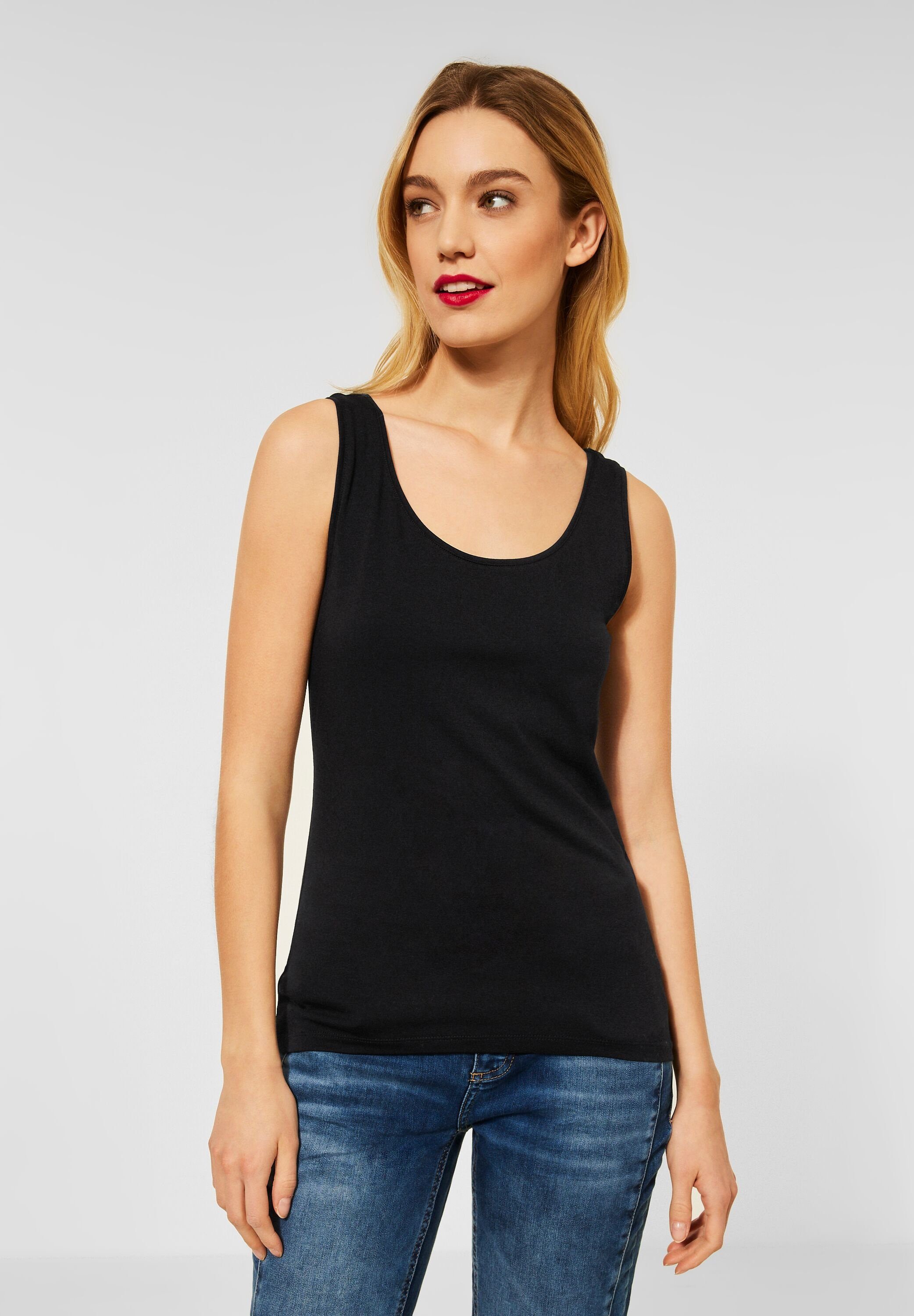 STREET ONE Tanktop Top in Unifarbe