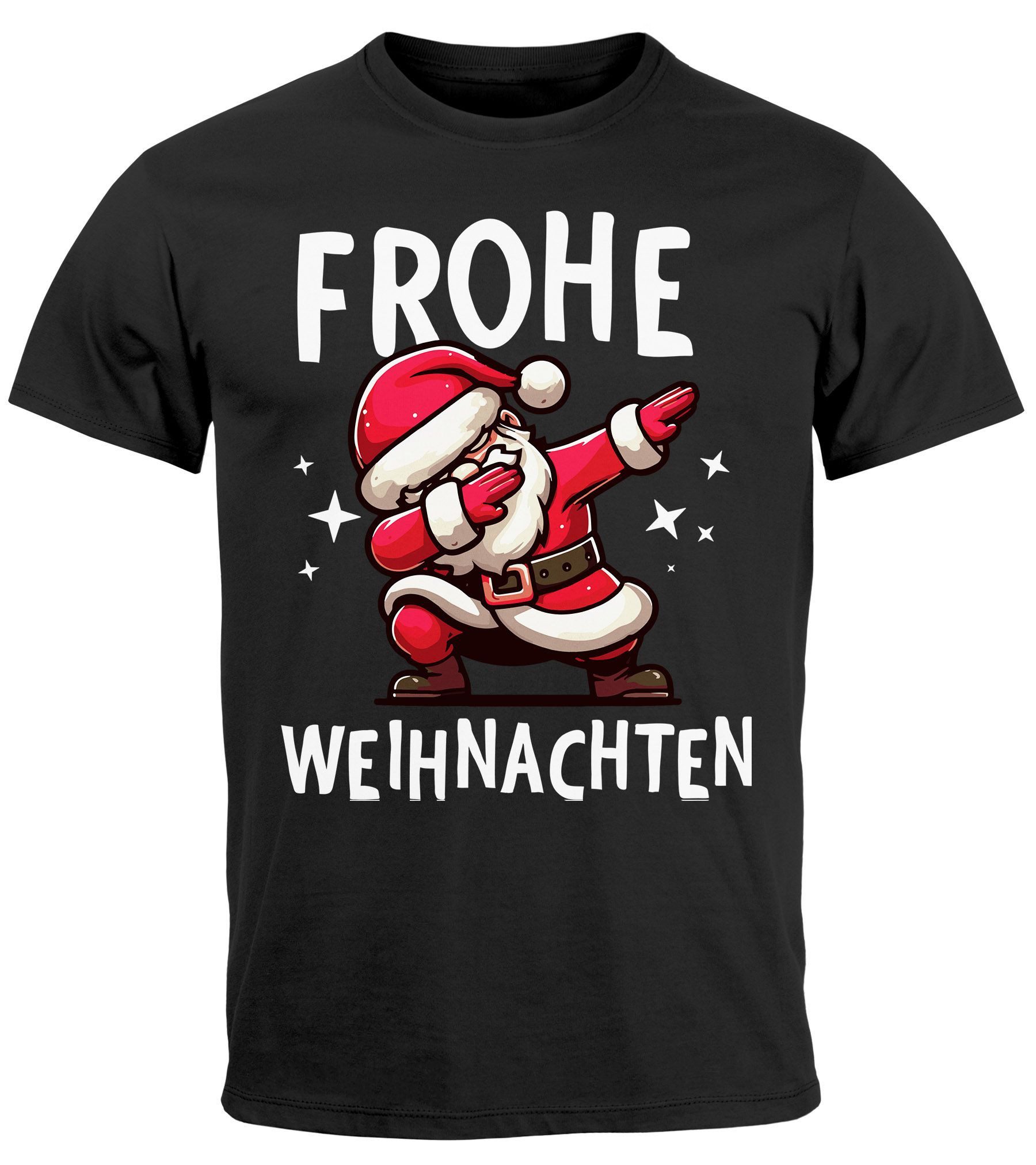 MoonWorks Print-Shirt Herren T-Shirt Frohe Weihnachten Lustig Weihnachtsshi günstig online kaufen