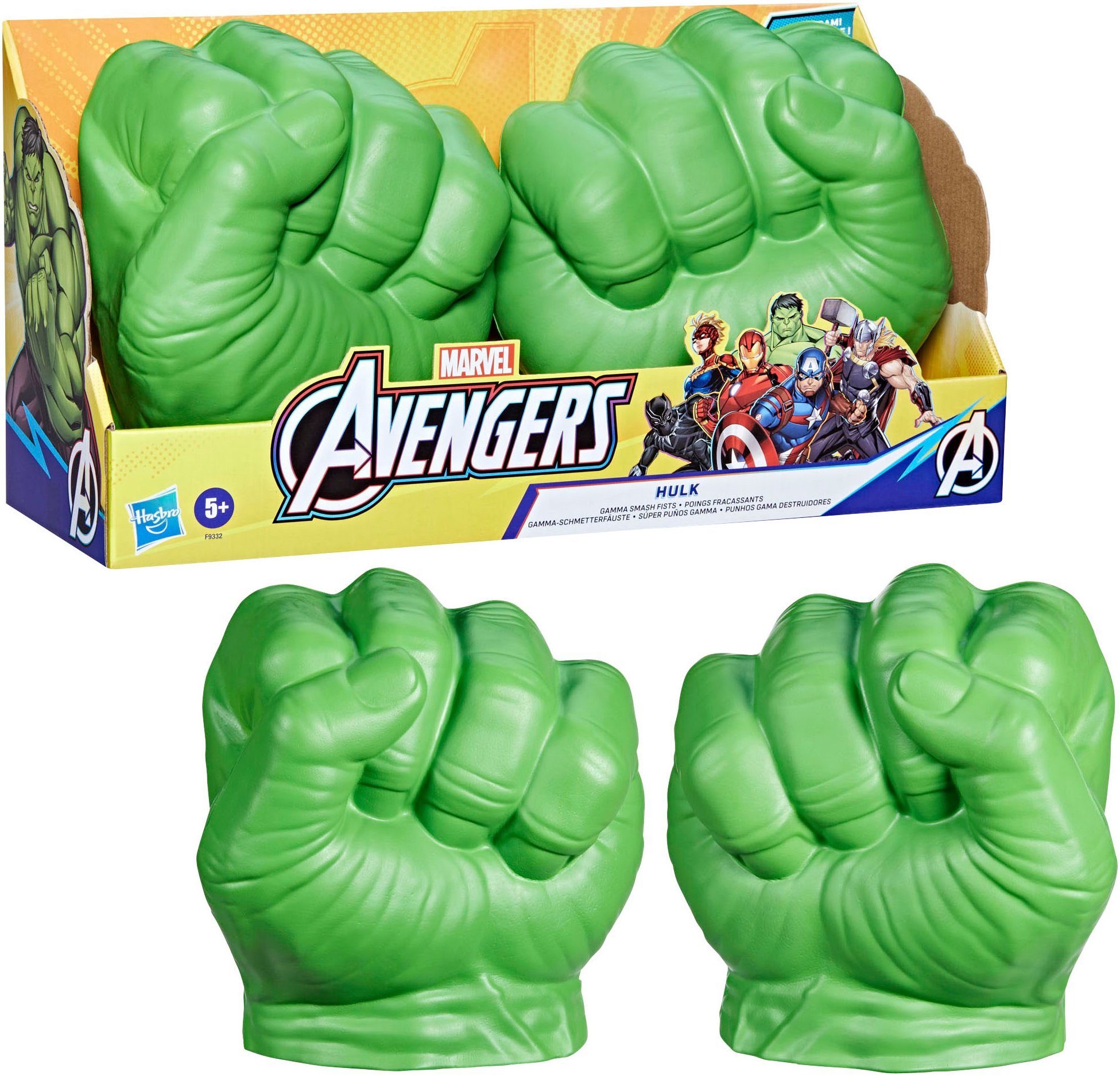 Hasbro Actionfigur Marvel Avengers, Hulk Gamma-Schmetterfäuste