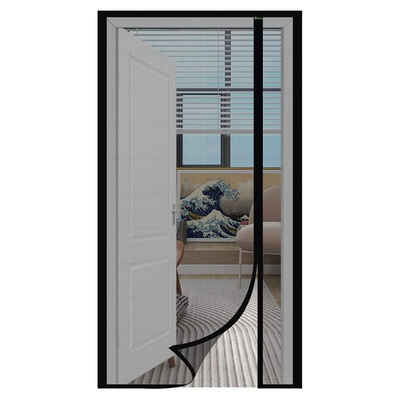 Sekey Insektenschutz-Tür Fliegengitter Tür Vorhang Magnetvorhang für Seitliches Öffnen, Fiberglas, Gegen Katzenkratzer, Einfache Installation, ohne Bohren