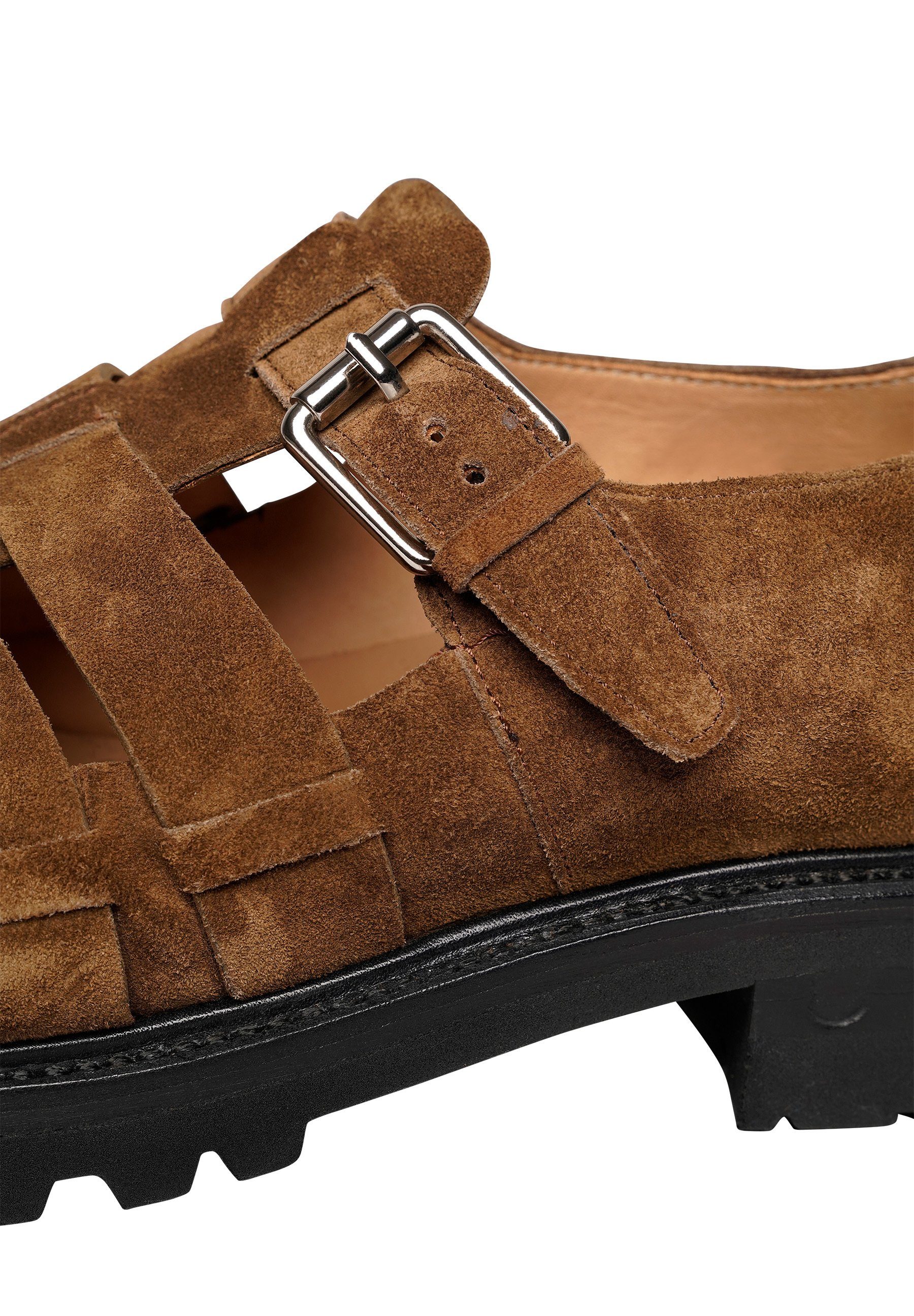 Henry Stevens Barkley FSI Freizeitschuh Sandale Herren-Sandalen handgefertigt, Lederschuhe Slipper