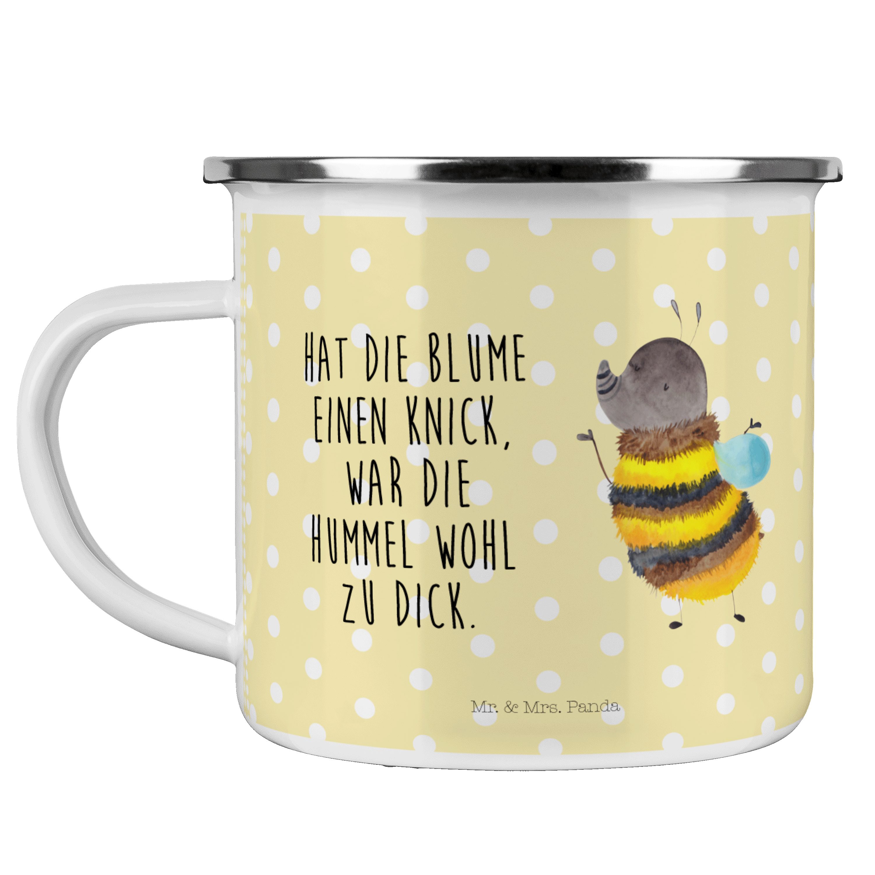 Mr. & Mrs. Panda Becher »Hummel flauschig Gelb Pastell Outdoor