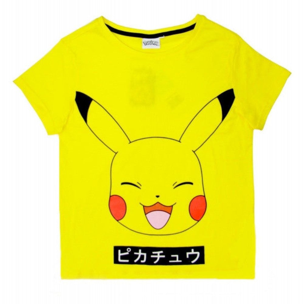 T-Shirt Pokemon T-Shirt für Erwachsene (Kurze Ärmel/Unisex) - Motiv: Pikachu