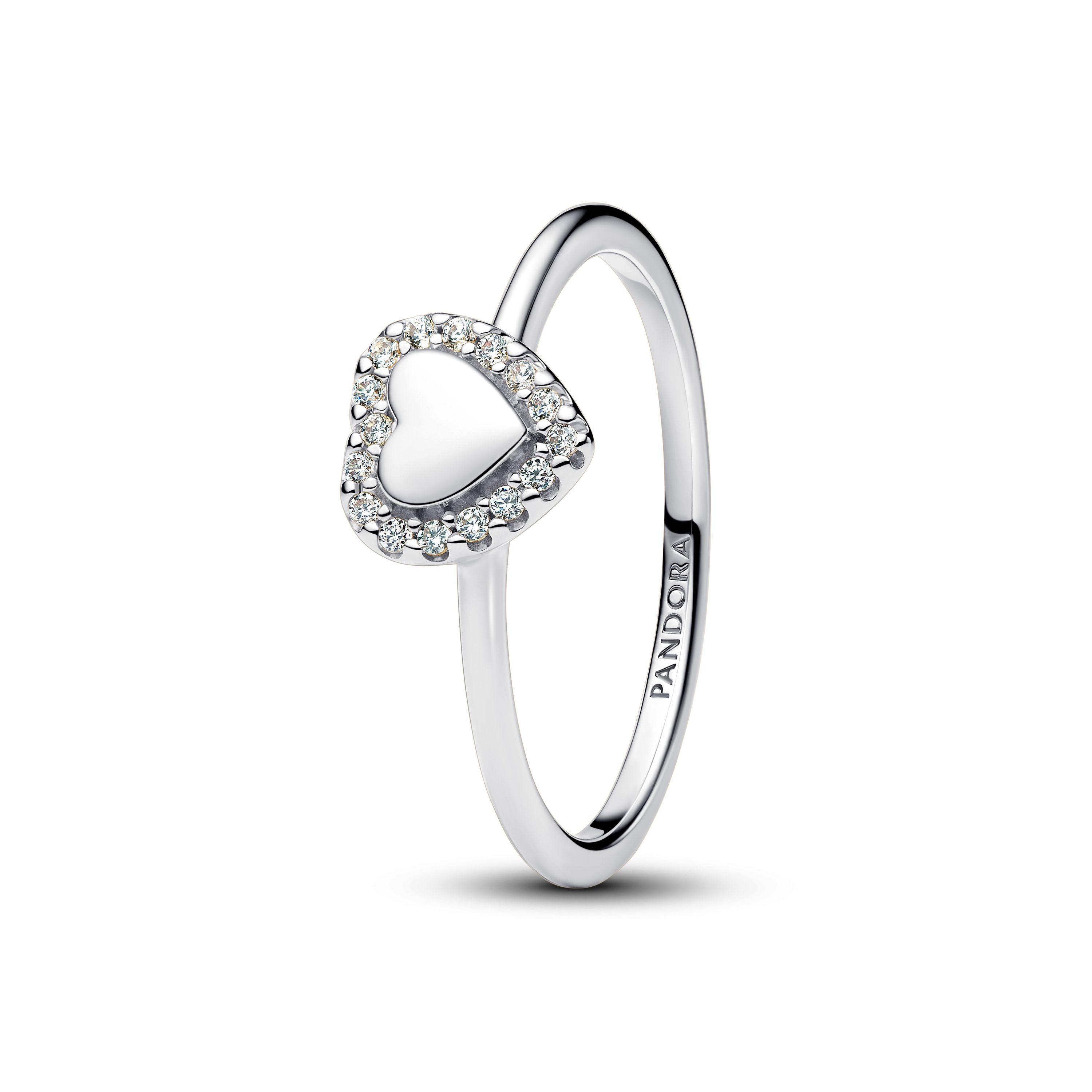 Pandora Silberring Pandora Ring Engravable Heart günstig online kaufen