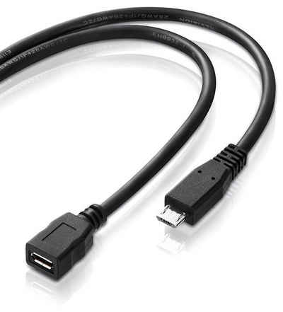 adaptare adaptare 40126 1,2 m Kabel Micro-USB 2.0-Stecker + -Buchse Typ B 5-adr USB-Kabel