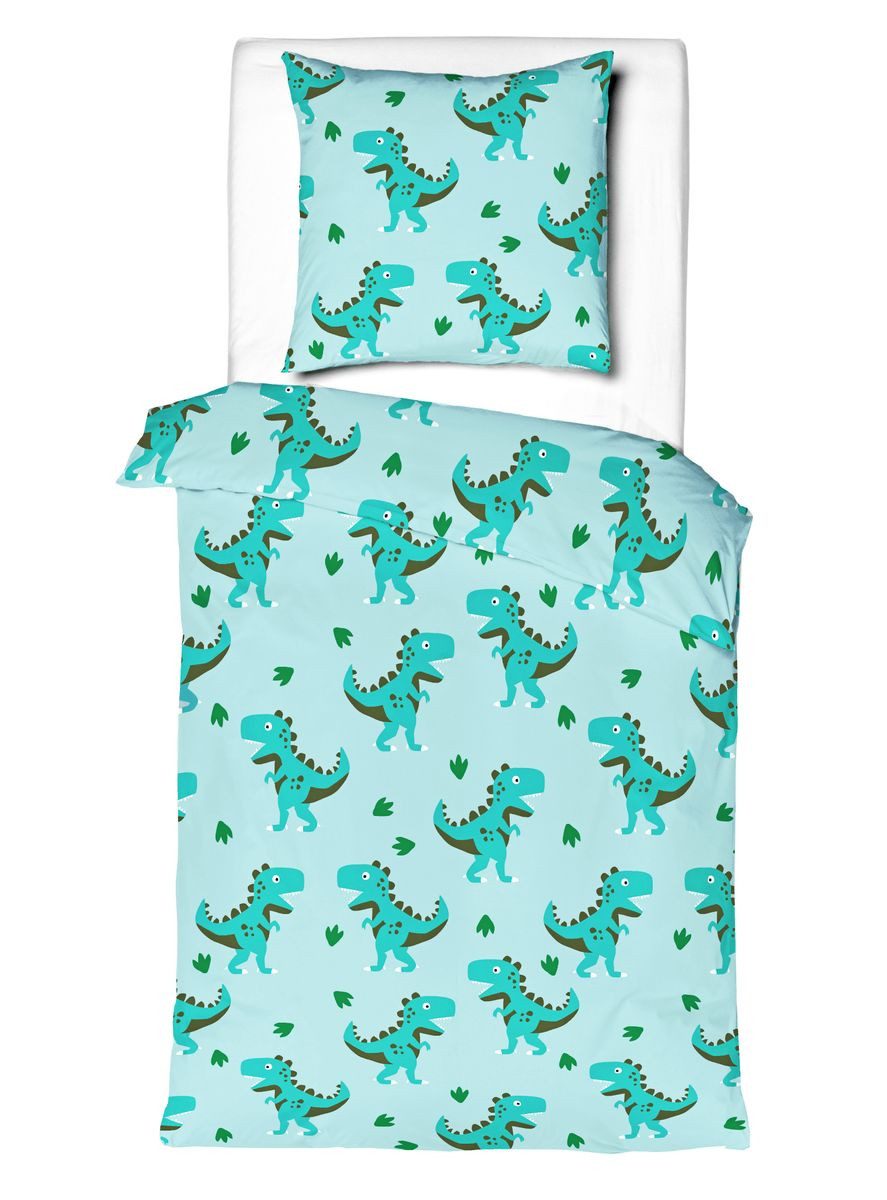 JACK Kinderbettwäsche 135x200cm Flanell Dino Dinosaurier Mistral, Flanell, günstig online kaufen