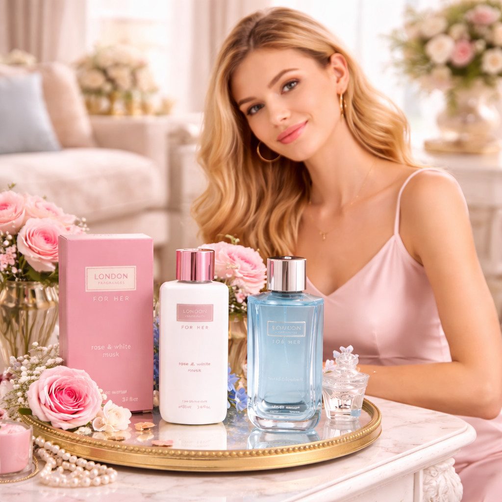 LONDON FRAGRANCES Eau de Parfum London Fragrances For Her Damenduft EDP 100 ml, 1-tlg., Hergestellt in UK, Damenduft,Elegant