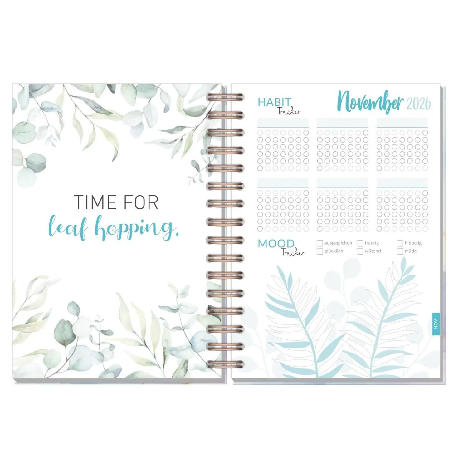 Häfft Schülerkalender Häfft-Timer Fancy 26/27 [Bleu & Rosé] EM