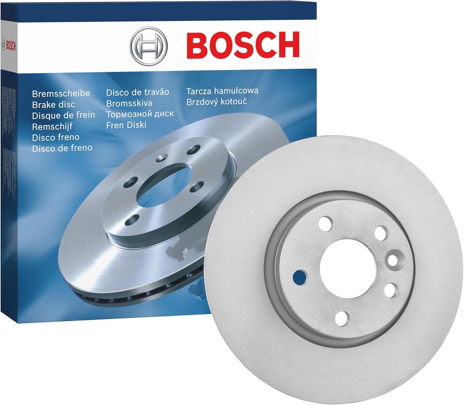 Bosch Automotive Bremsscheibe (2 Stück) Bosch BD1139 Bremsscheiben Vorderachse, ECE-R90 Zertifizierung