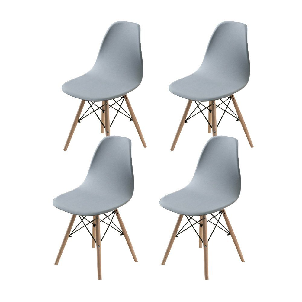 Stuhlhusse Stuhlbezug elastisch waschbar abnehmbar strapazierfähig 4 Stück, HIBNOPN | Stuhlhussen