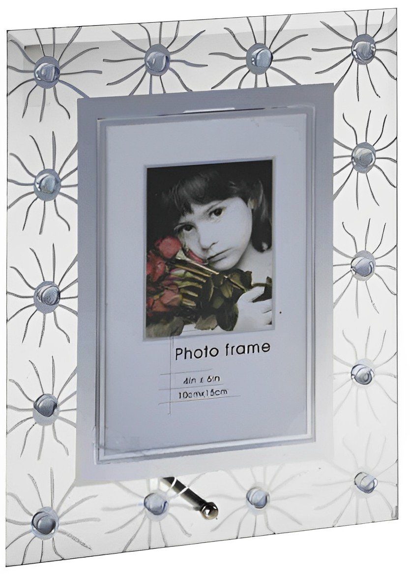 Dekonaz Рамки Sunshine Рамки Silber-Transparent mit Strasssteine 10x15cm