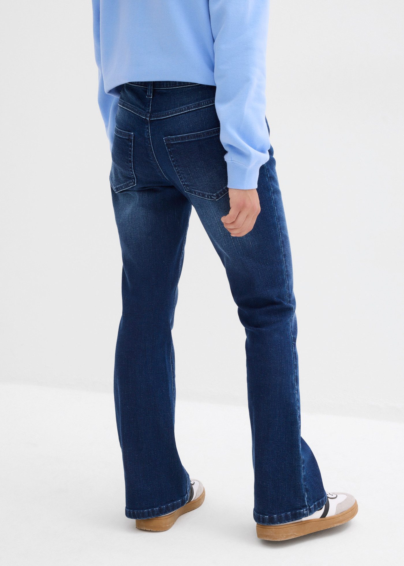 bonprix Schlagjeans mit verstellbarem Bund – Bild 2 von 5