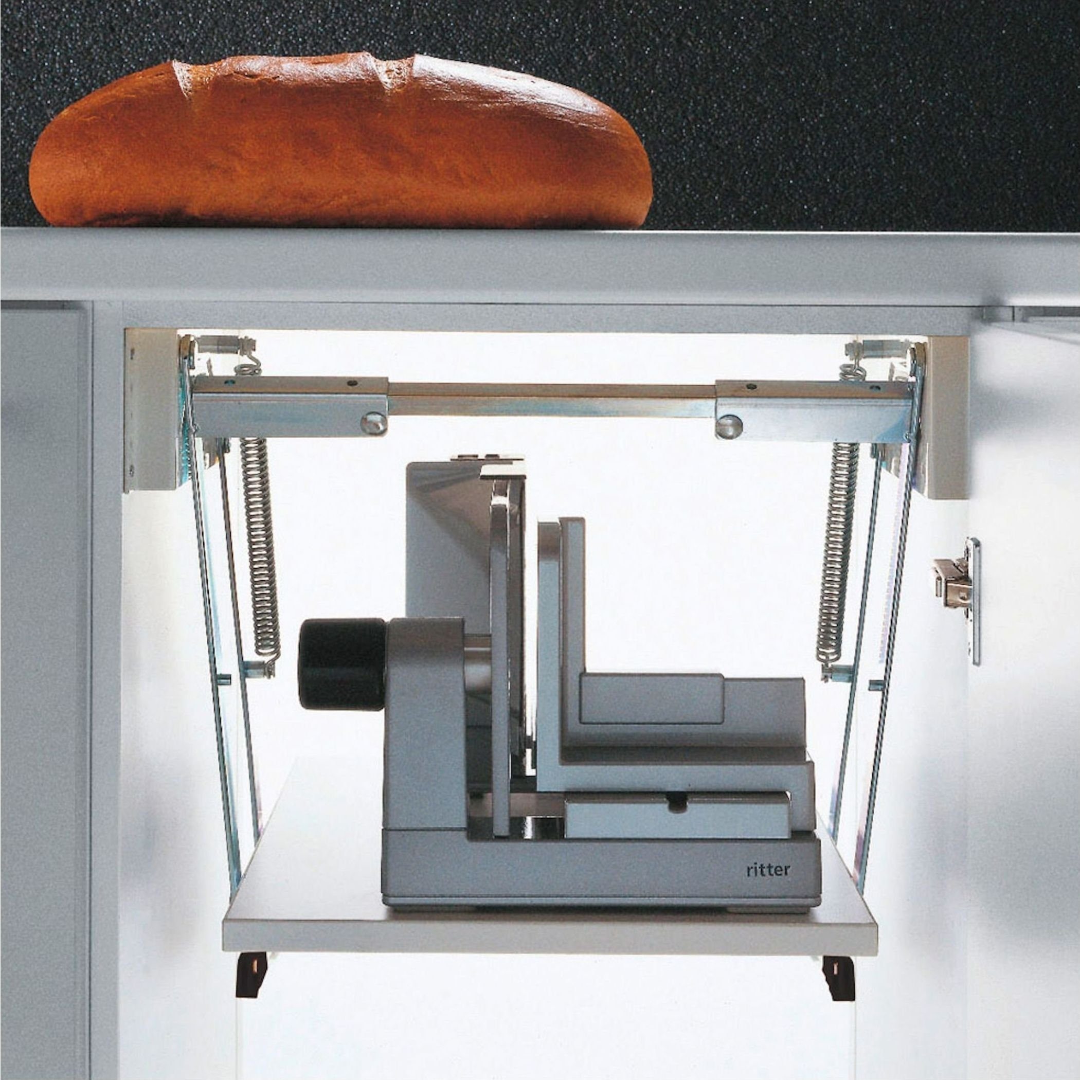 Kesseböhmer Auszugsboden Parallelschwenkmechanik I, Tragkraft 10 kg, für Schrankinnenmaß 410-570 mm