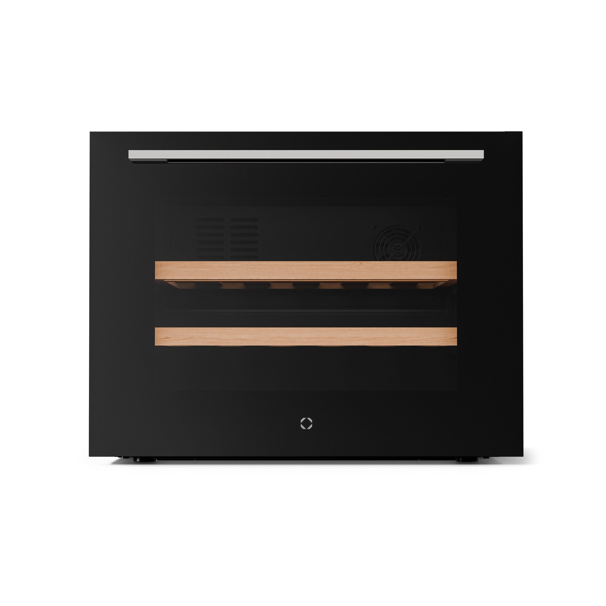 Klarstein Weinkühlschrank Illuminosa Einbau-Weinkühl 19 Flaschen 61L 60 cm UV Touch Buchenholz, für 19 Standardflaschen á 0,75l,Flaschenkühlschrank Weintemperierschrank Weinschrank Einbau UV-Schutz
