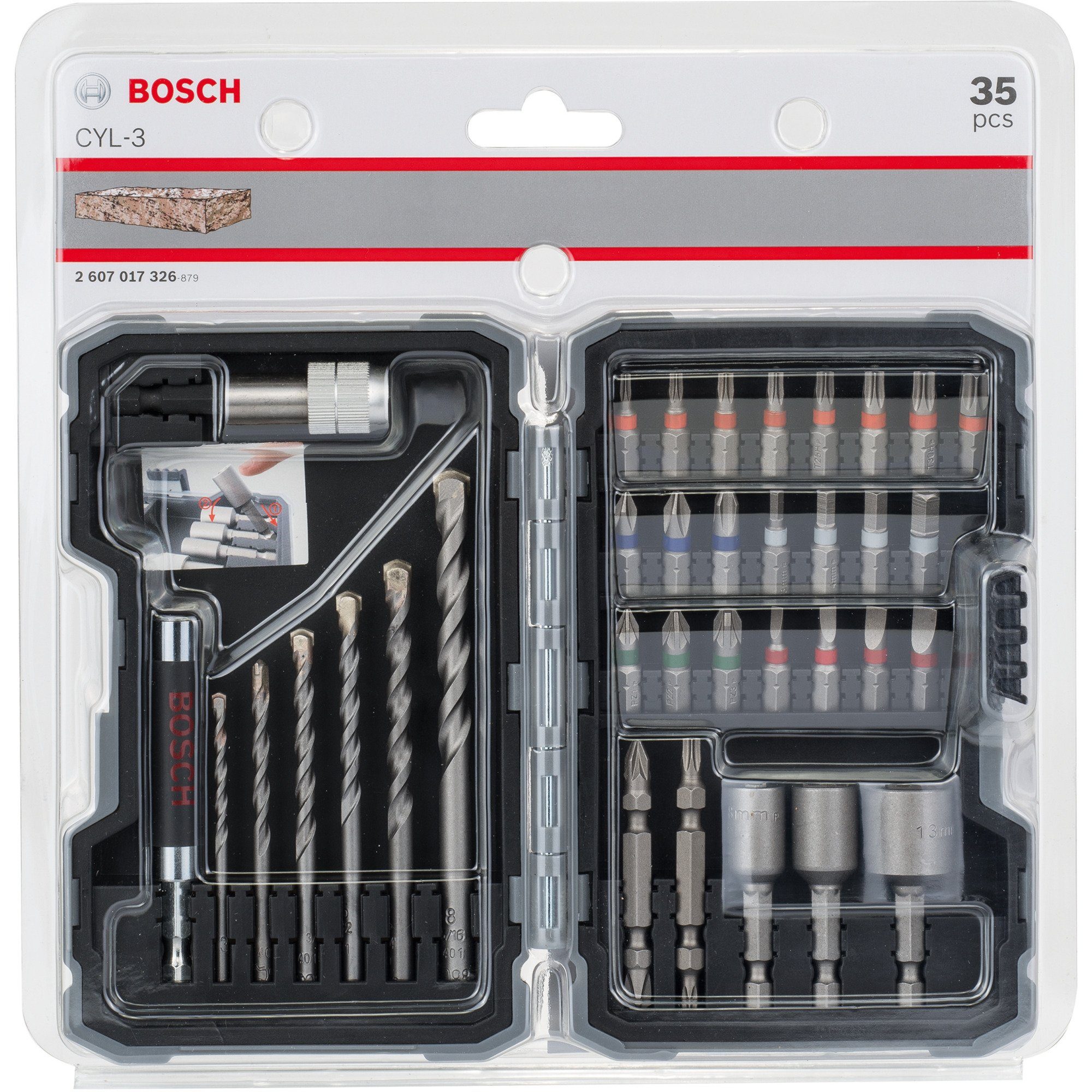 Bit-Set Bosch Betonbohrer BOSCH Professional und Bit-Set