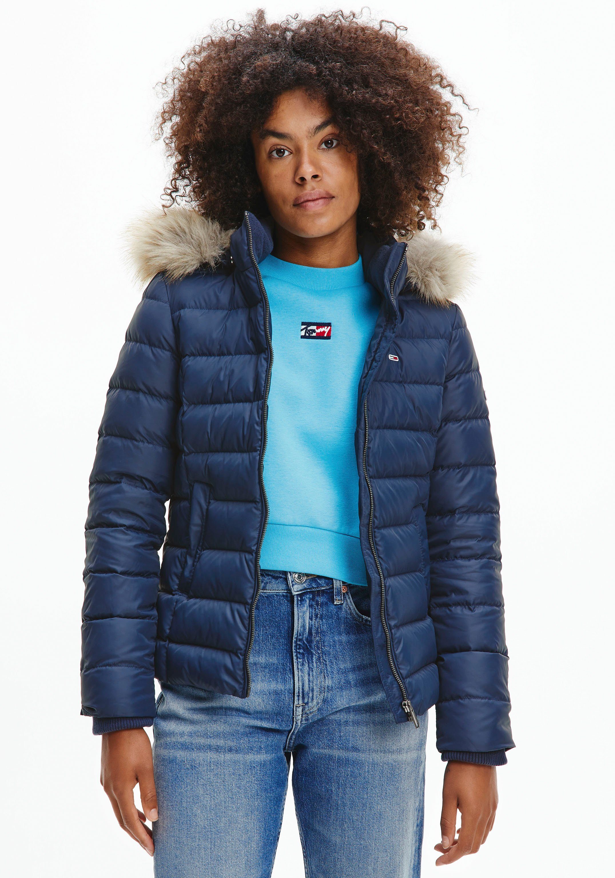tommy hilfiger sustainable padded down jacket