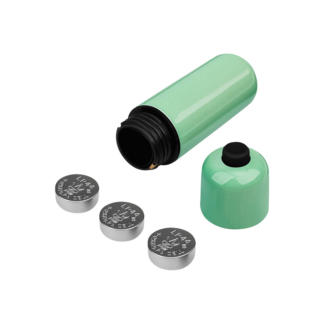 inkl. Batterien Auflege-Vibrator 5.9cm, Minivibrator EIS 'Klassisches Bullet', grün EIS