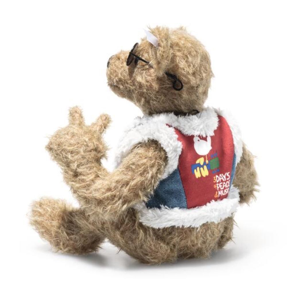 Steiff Dekofigur Steiff Teddybär Rocks! Woodstock 32 cm 356384