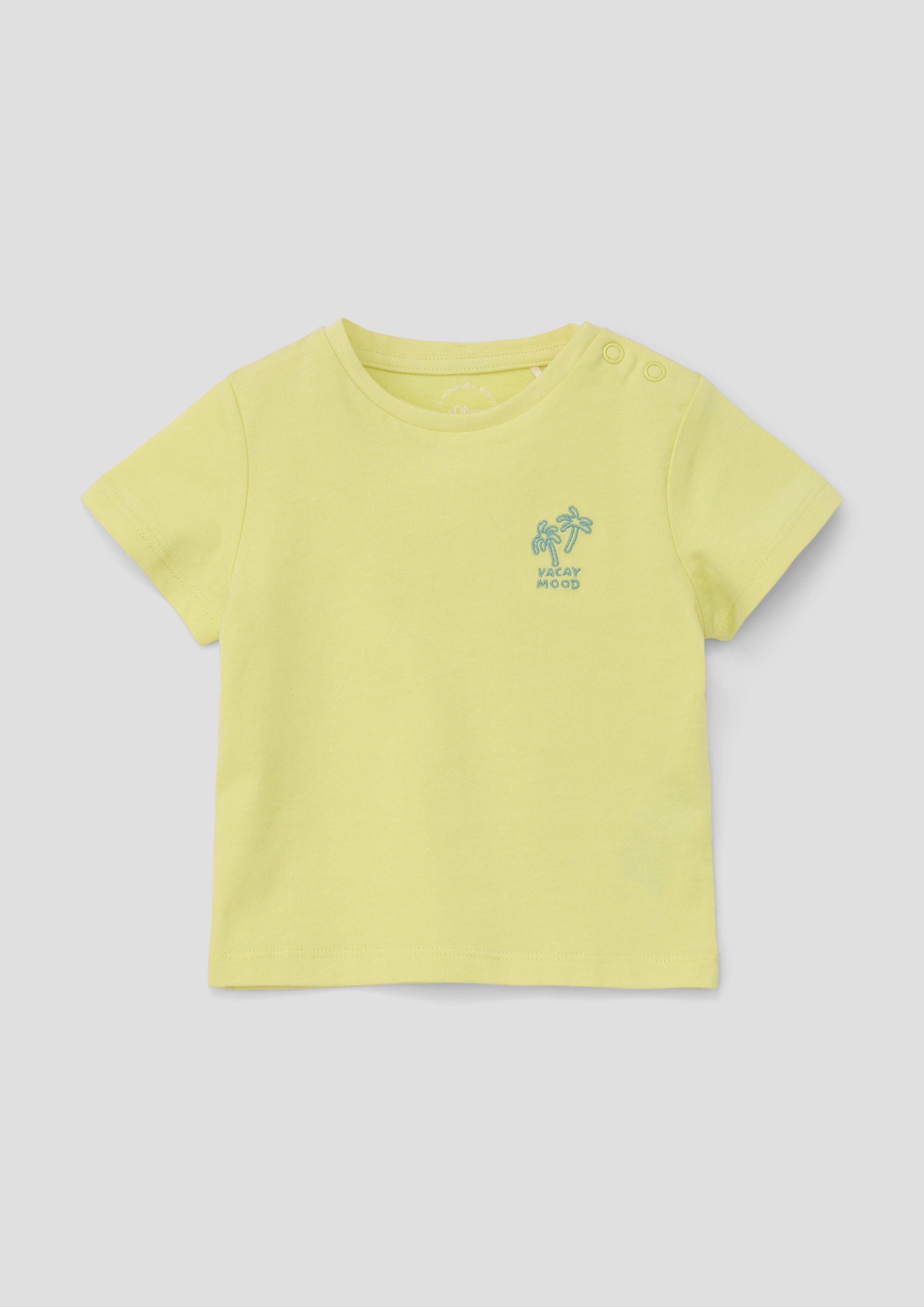 s.Oliver Kurzarmshirt T-Shirt aus Baumwolle mit günstig online kaufen