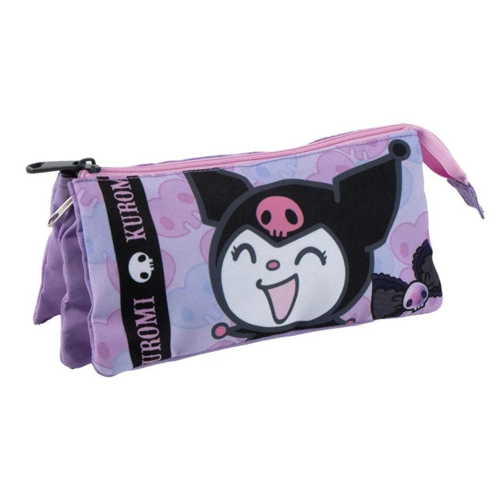 Hello Kitty Federmäppchen Hello Kitty Little Rebel Federmäppchen mit 3 Fächern 23 cm