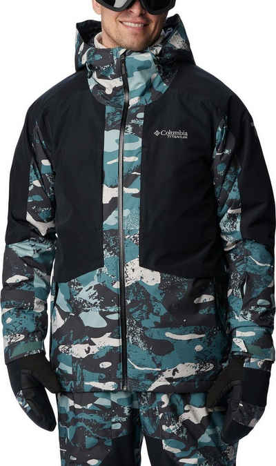 Columbia Funktionsjacke Highland Summit Jacket METAL GEOGLACIAL PRINT, BLACK