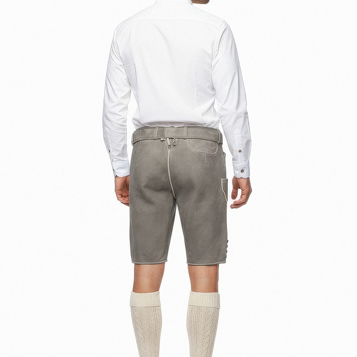 Krüger Trachtenlederhose Maik Herren (1-tlg) Trachtenlederhose, Trachtenhose, Bayerische Lederhose, Oktoberfest