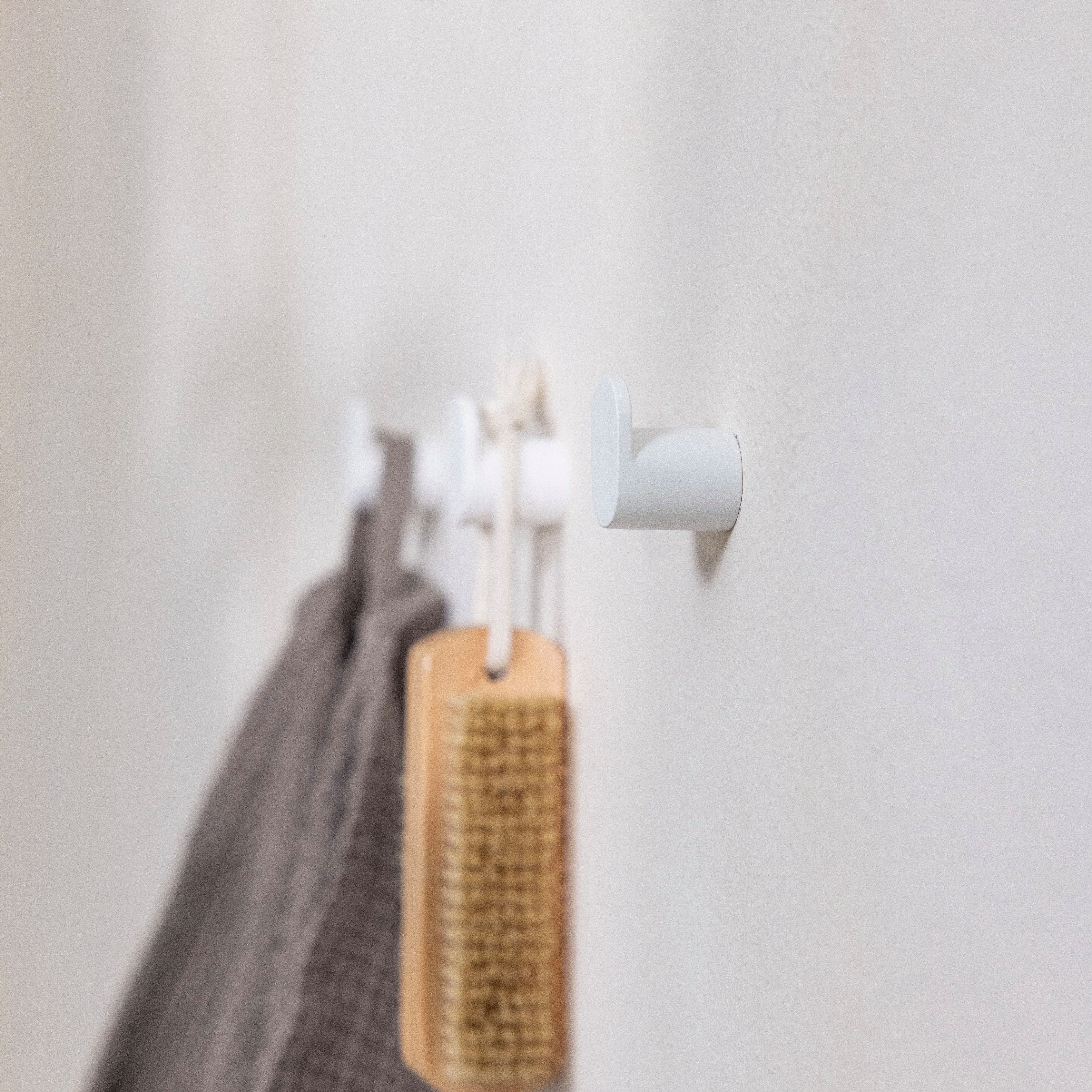 Metallbude Kleiderhaken PALO, Badezimmer, Flur, Küche, (3-St), hochwertige Handtuchhalter, vielseitig einsetzbar, minimalistisch