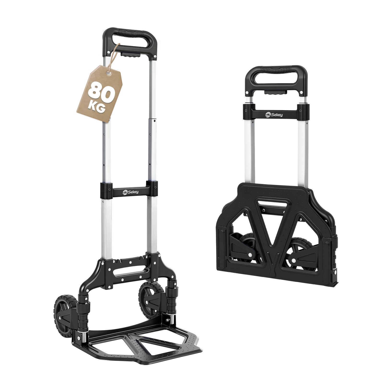 Klappbare Treppensackkarre Aus Alu – Bis 75 Kg La Produktbild-Vorschau 3