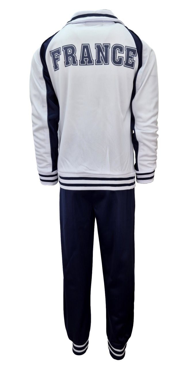 Fashion Boy Trainingsanzug Frankreich Trainingsanzug Freizeitanzug Jogginganzug JF5e (Set, Jacke + Hose) – Bild 4 von 4