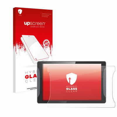 upscreen flexible Panzerglasfolie für Logicom Multimedia Stand Pro, Displayschutzglas, Schutzglas Glasfolie klar