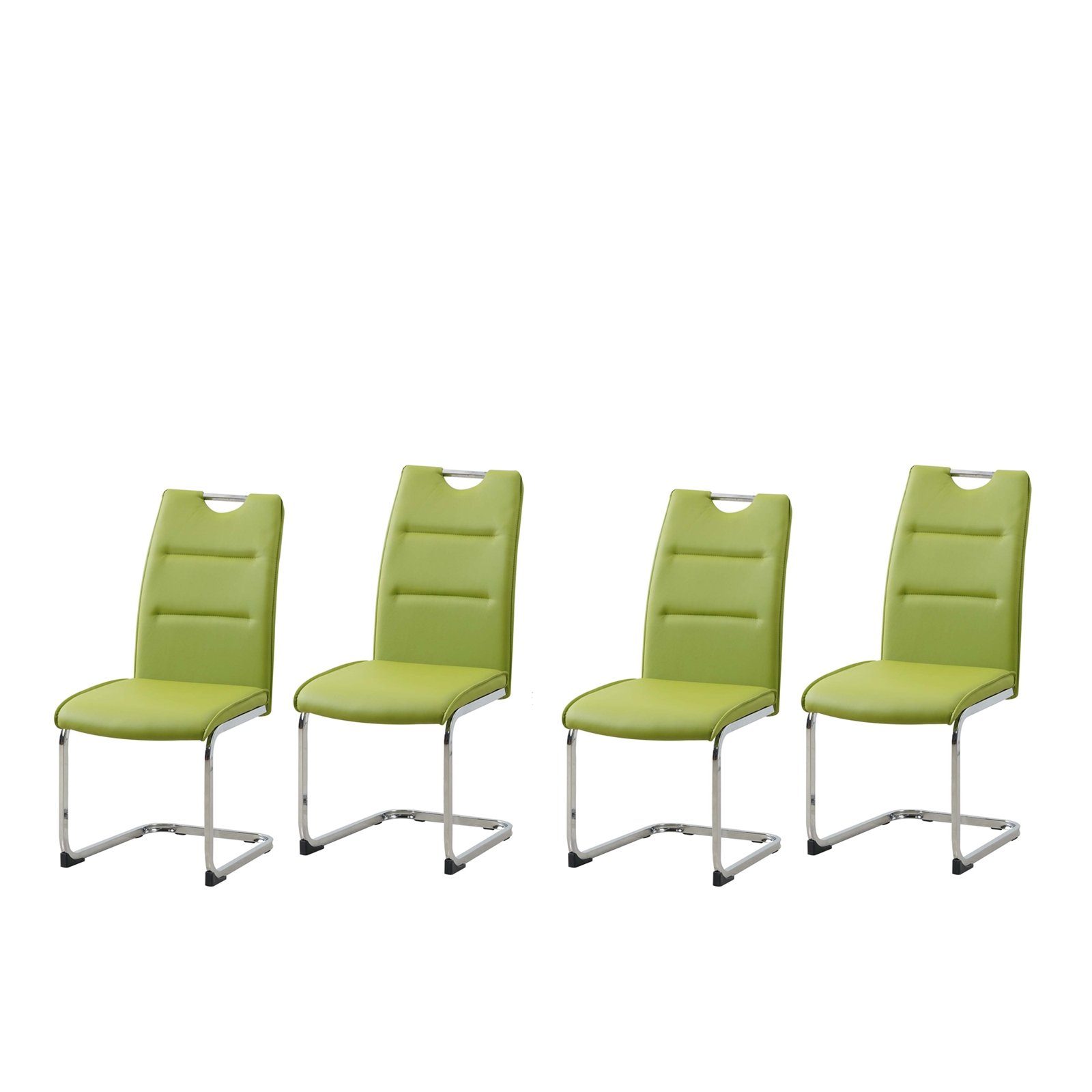 HTI-Line Esszimmerstuhl Schwingstuhl 4er Set PU grün DannyC (Set, 4 St), Fr günstig online kaufen