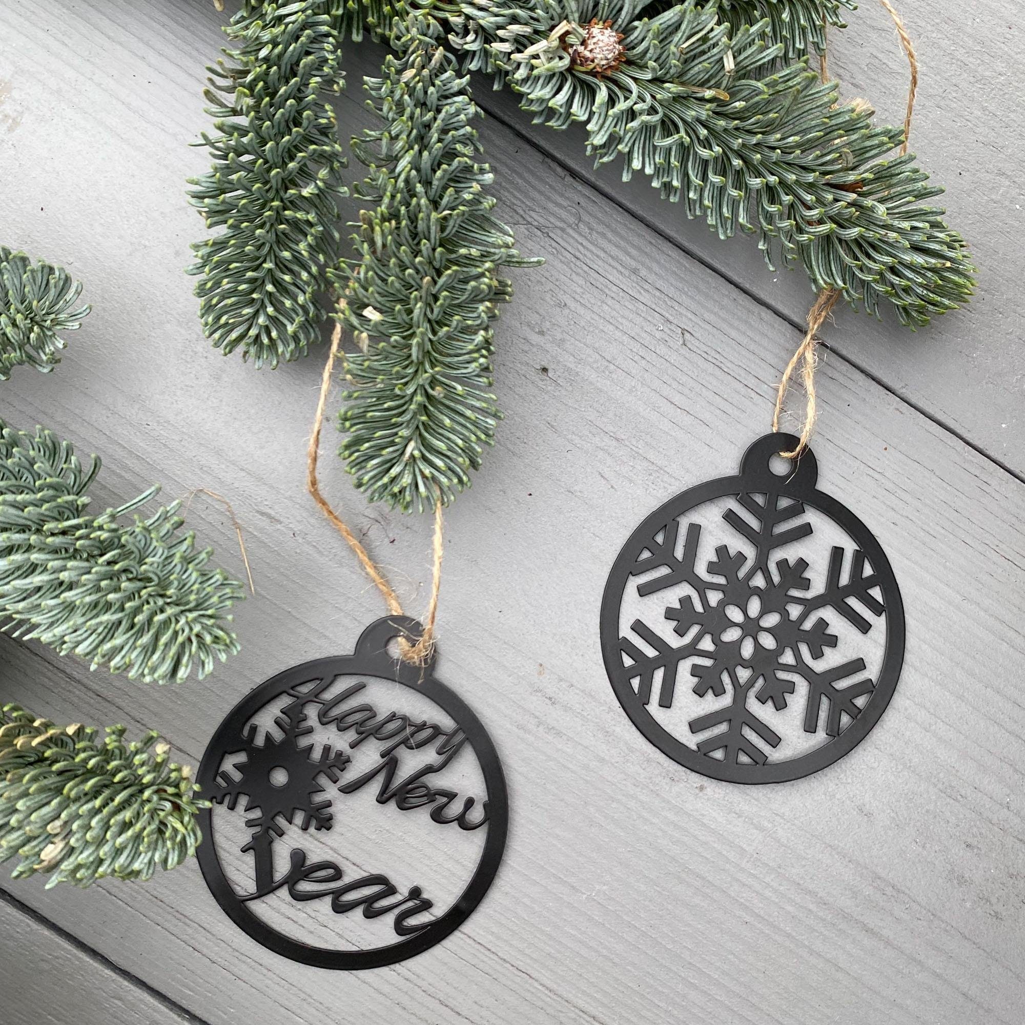 UNUS HOME Weihnachtsbaumkugel Weihnachtsanhänger 12er verschiedene Design Set (12 St), Christbaumschmuck Weihnachtsanhänger Weihnachtsbaumschmuck