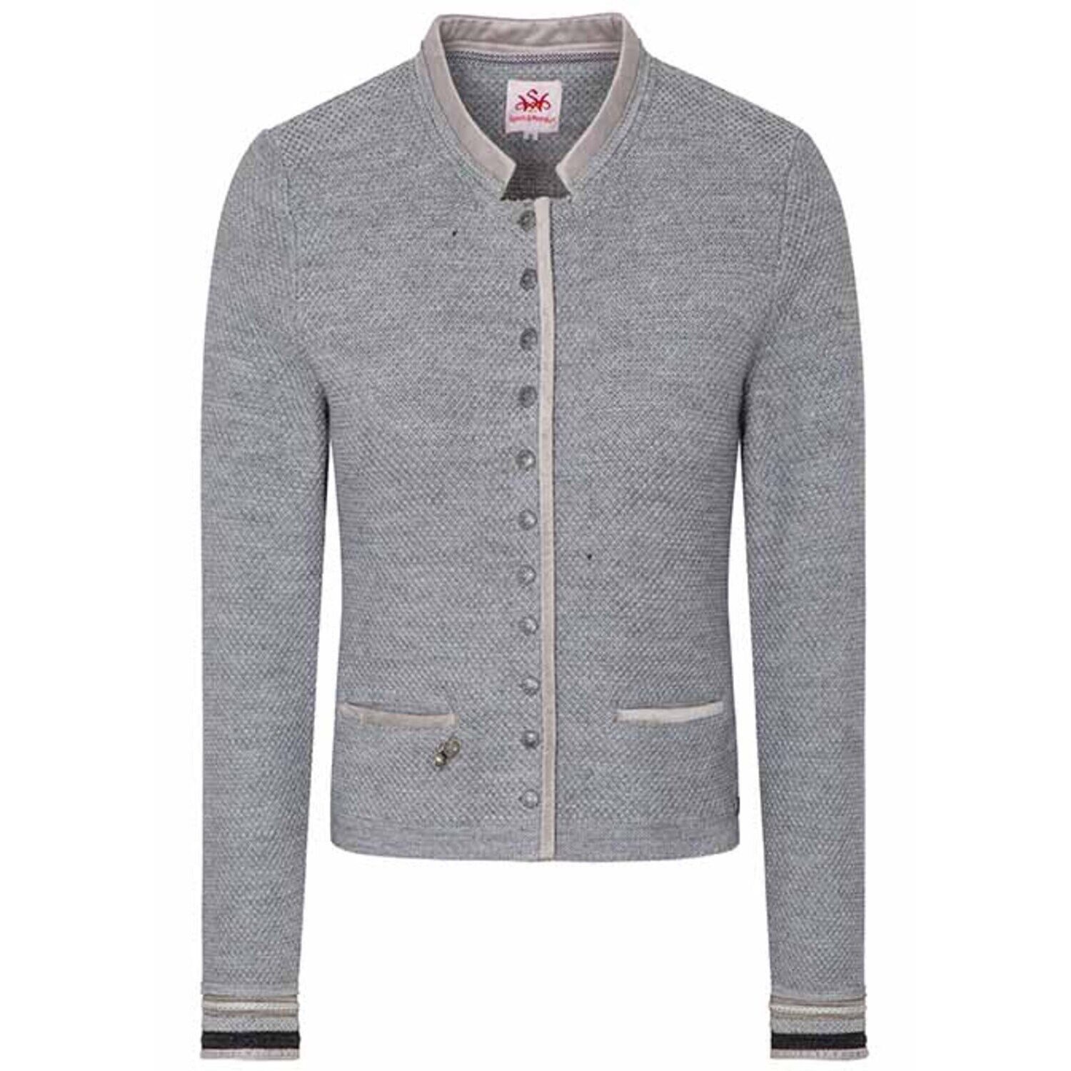 Spieth & Wensky Strickjacke Wera mit Kontrasten