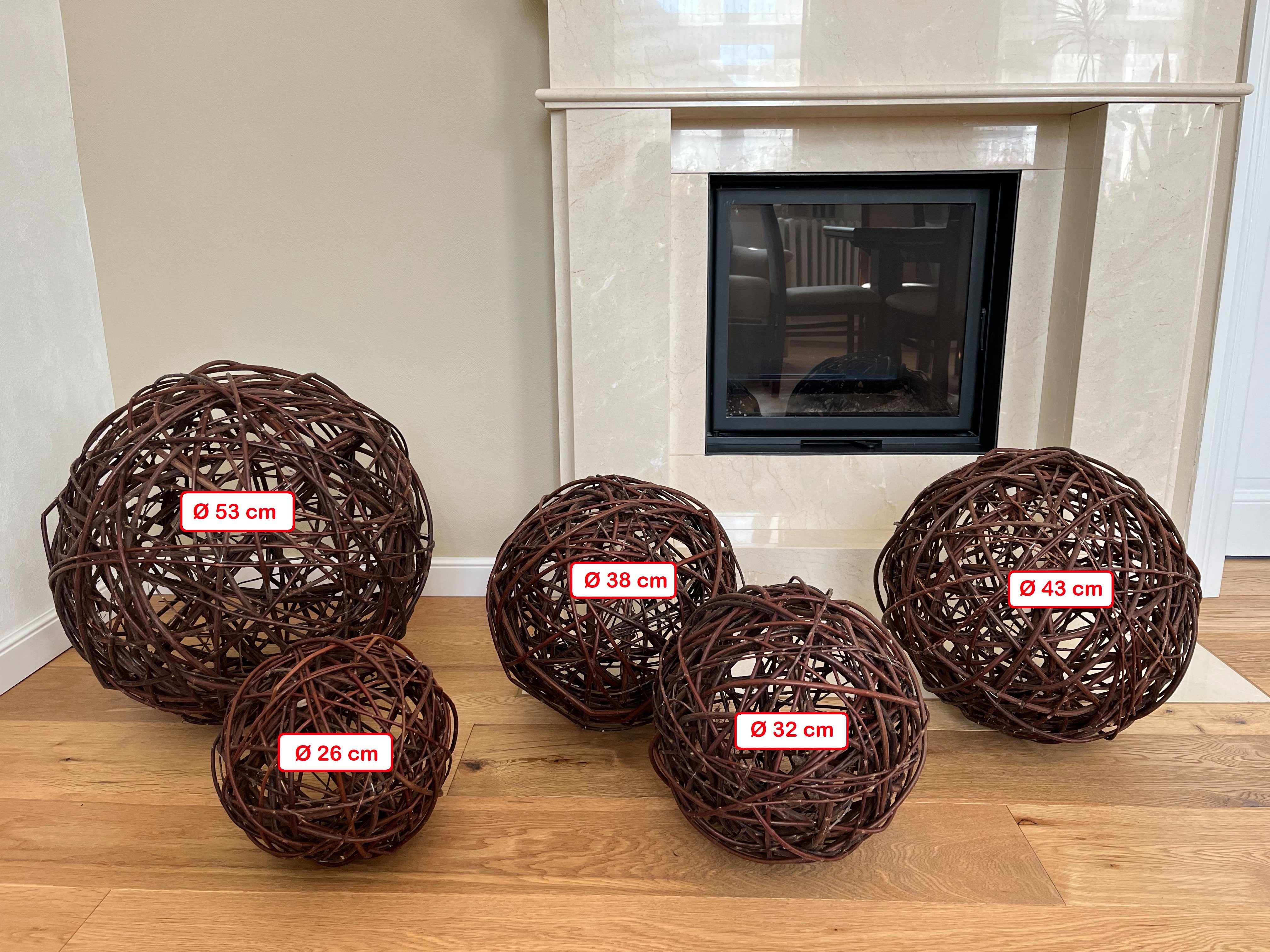 DSH DEKO SHOP HANNUSCH Dekokugel Weidenkugel verschiedene Größen, Deko-Kuge günstig online kaufen