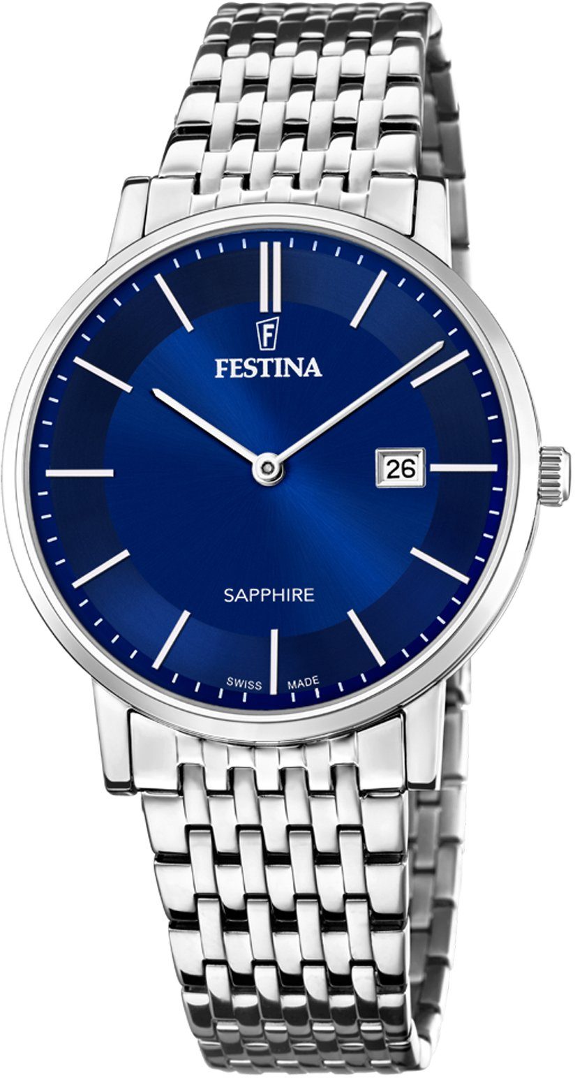 Festina Quarzuhr Swiss Made Collection F20018/2, günstig online kaufen