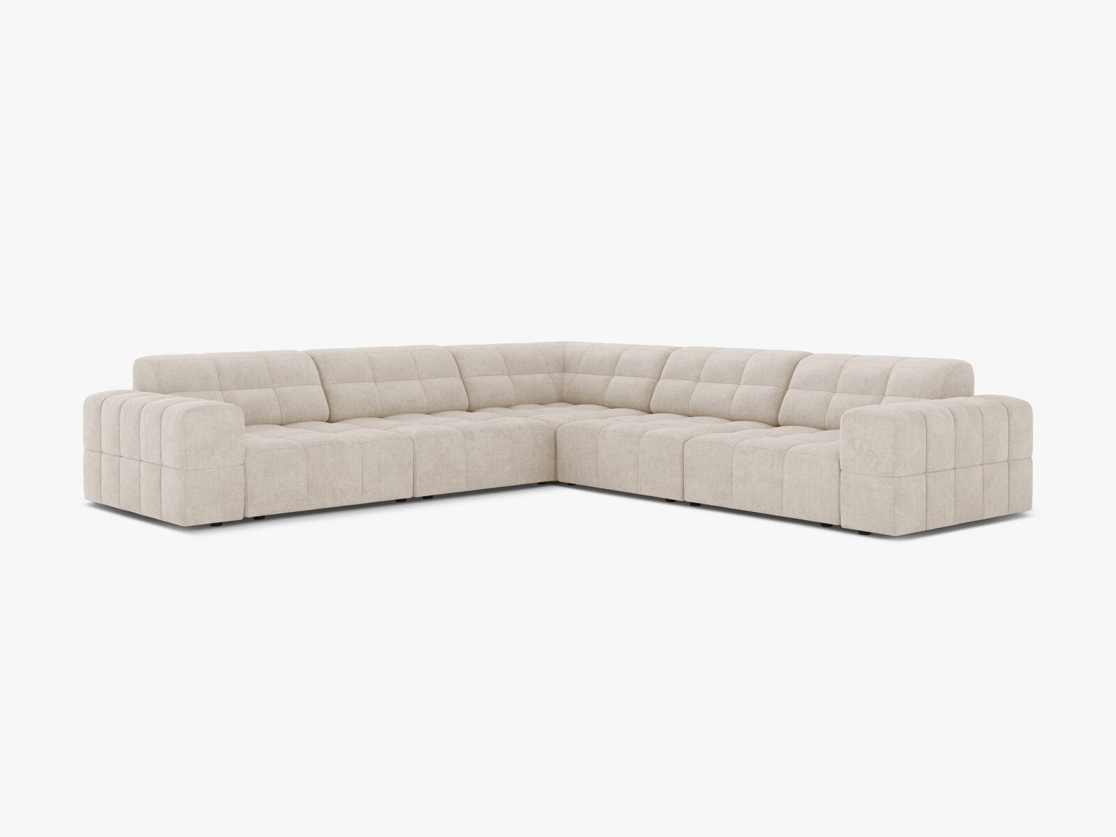 Micadoni Ecksofa Jennifer, Modulares Ecksofa 7-Sitzer