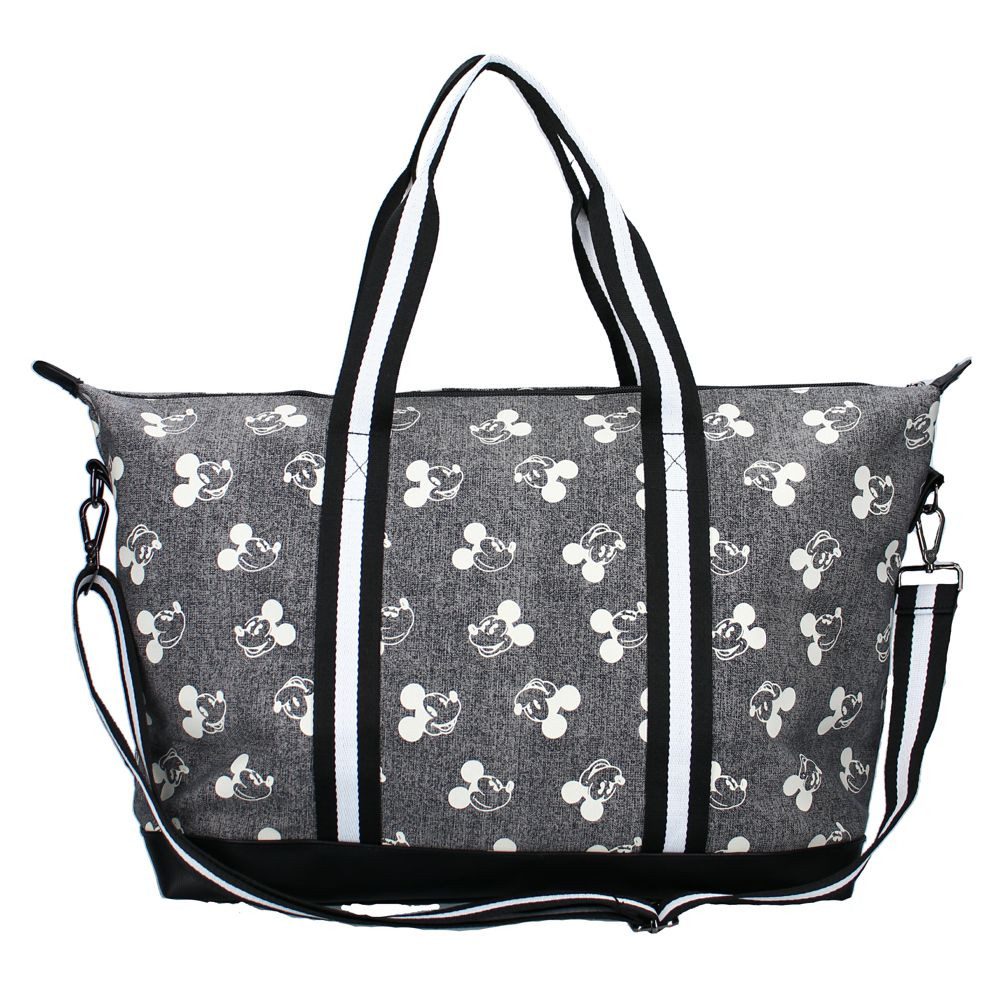 Disney Shopper Große Damen Shopping Bag Disney Mickey Mouse graue Tasche – Bild 4 von 5
