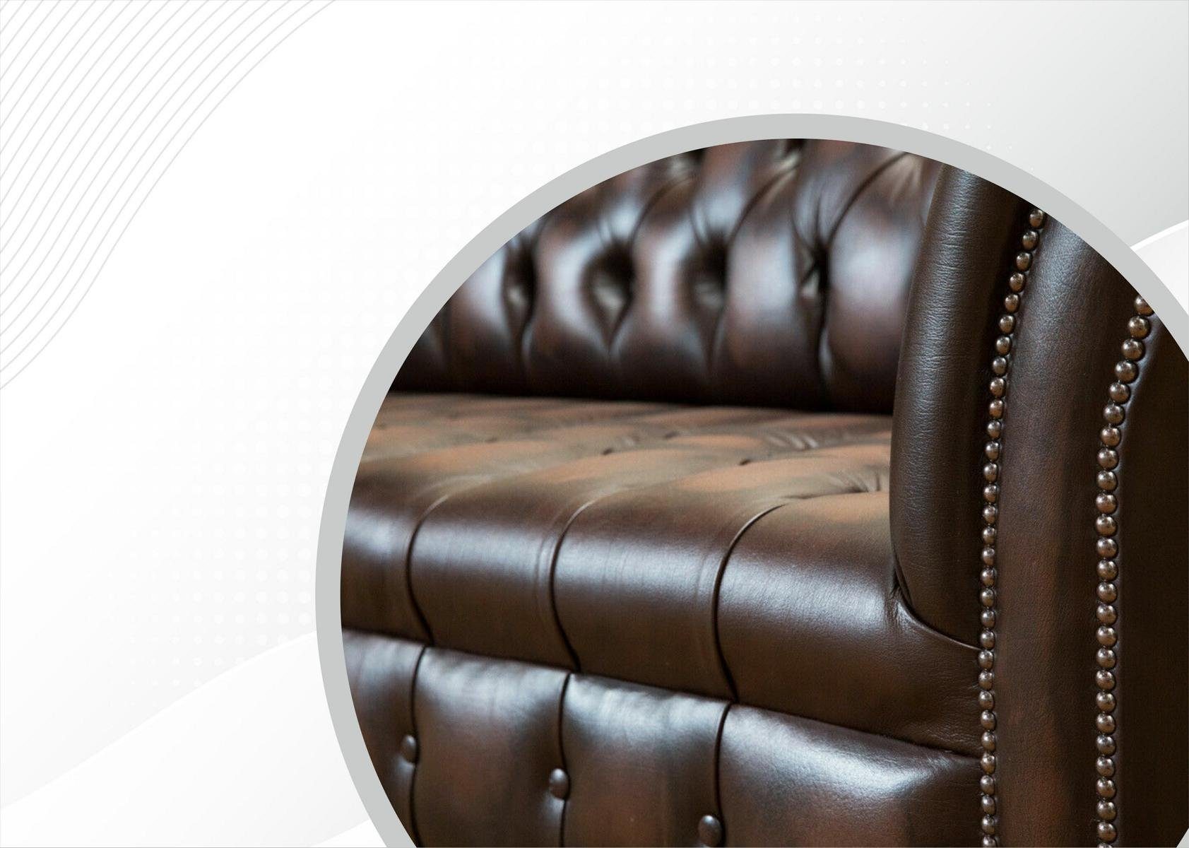 265cm Sitzer Big Chesterfield xxl 4 Sofas JVmoebel Chesterfield-Sofa, Polster Couch Sofa