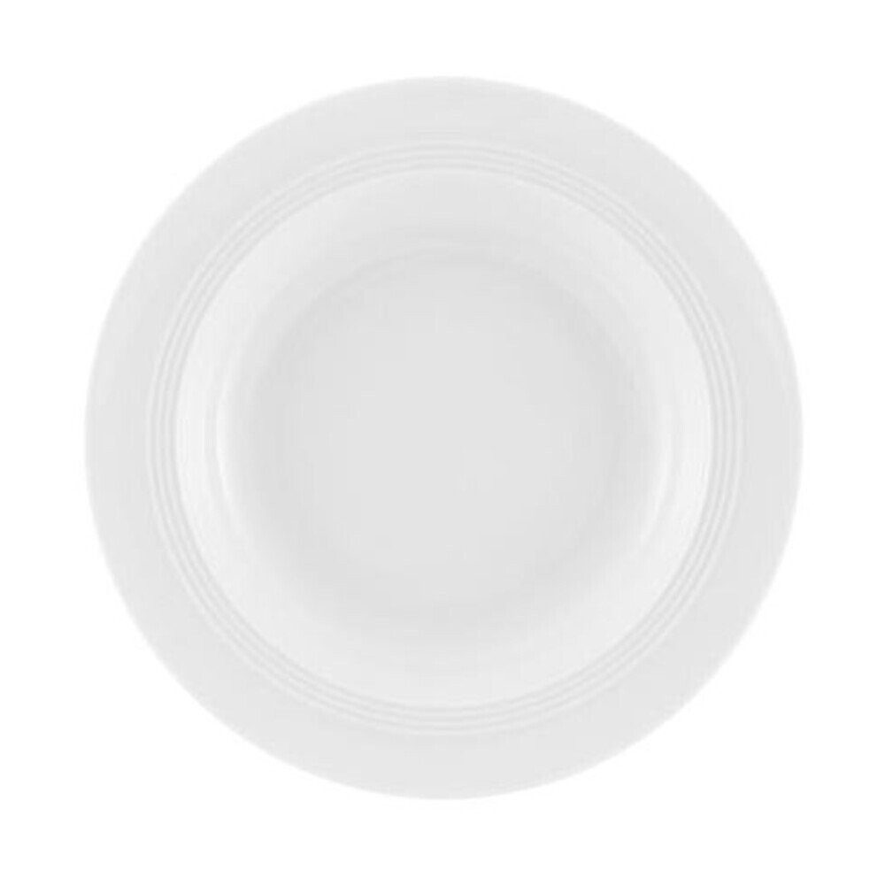 Friesland Porzellan Suppenteller Suppenteller 23 cm Jeverland Weiß, Suppenteller, Ø23cm, Porzellan, Weiß
