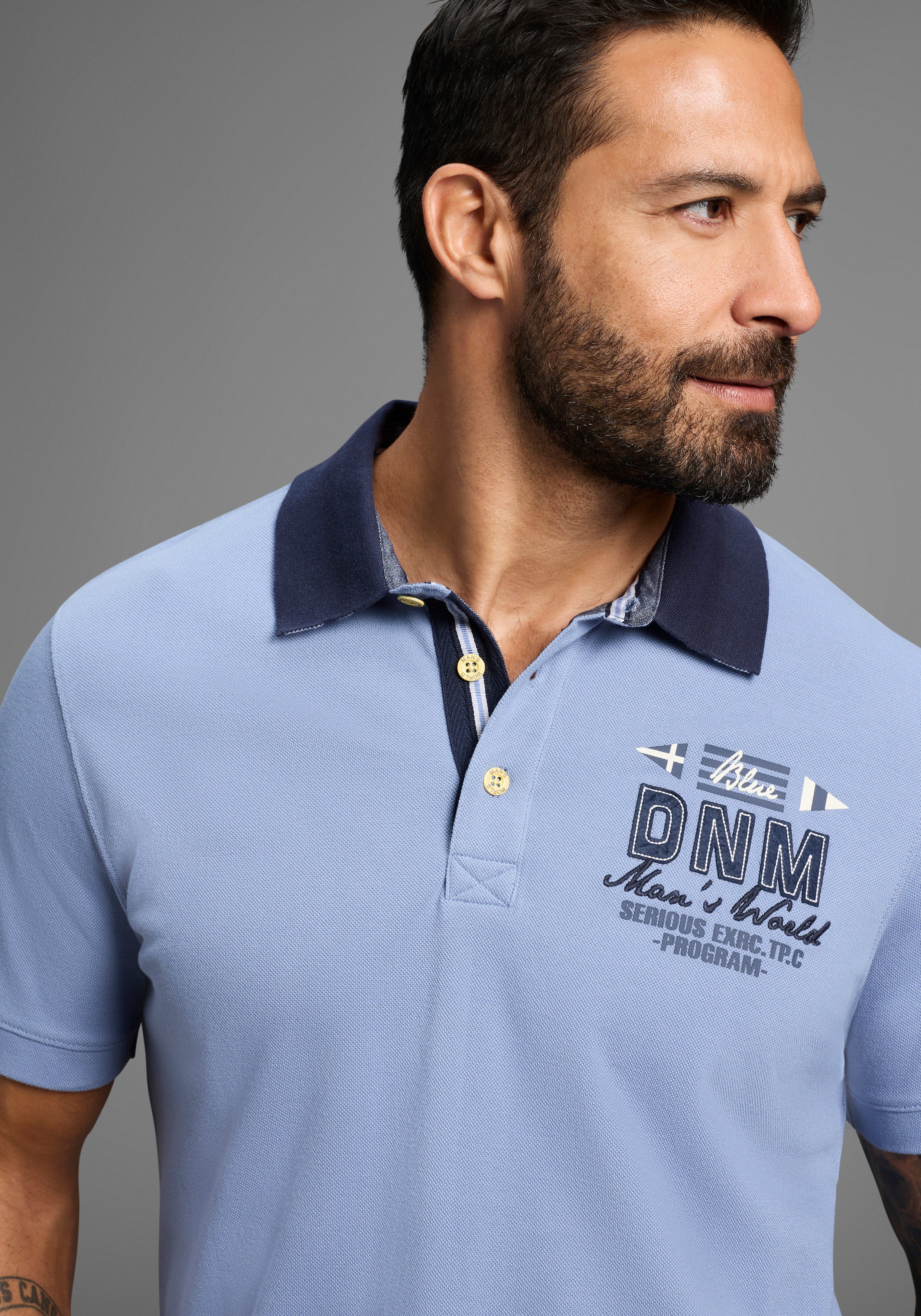 Man's World Poloshirt Kurzarm, mit Polokragen, für sportliche Aktivitäten – Bild 3 von 5