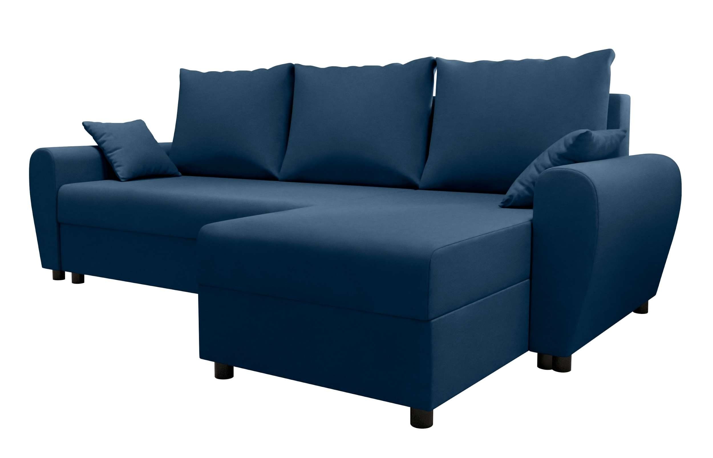 Ecksofa Sitzkomfort, L-Form, Melina, Bettfunktion, Design Modern mit Sofa, Bettkasten, Eckcouch, Stylefy mit
