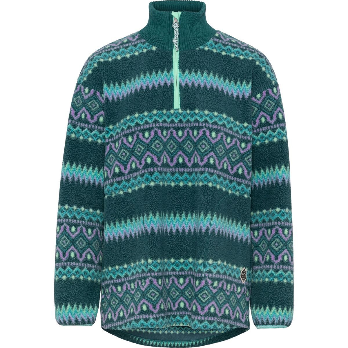 Kari Traa Fleecejacke Ruthie Midlayer Half Zip Superweicher und stylischer Midlayer für Damen, ideal für