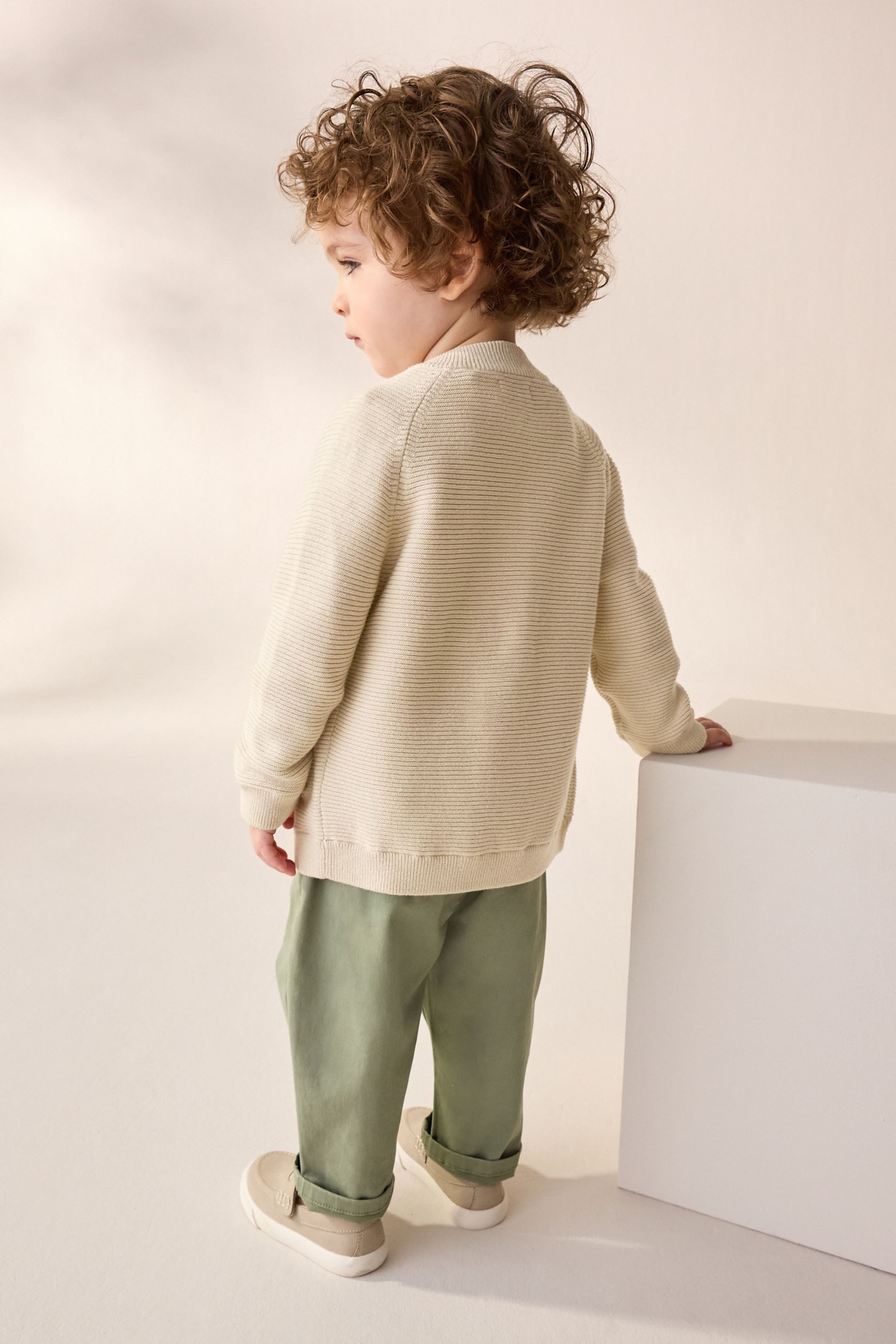 Next Strickjacke Cardigan mit durchgehendem Reißverschluss (1-tlg)