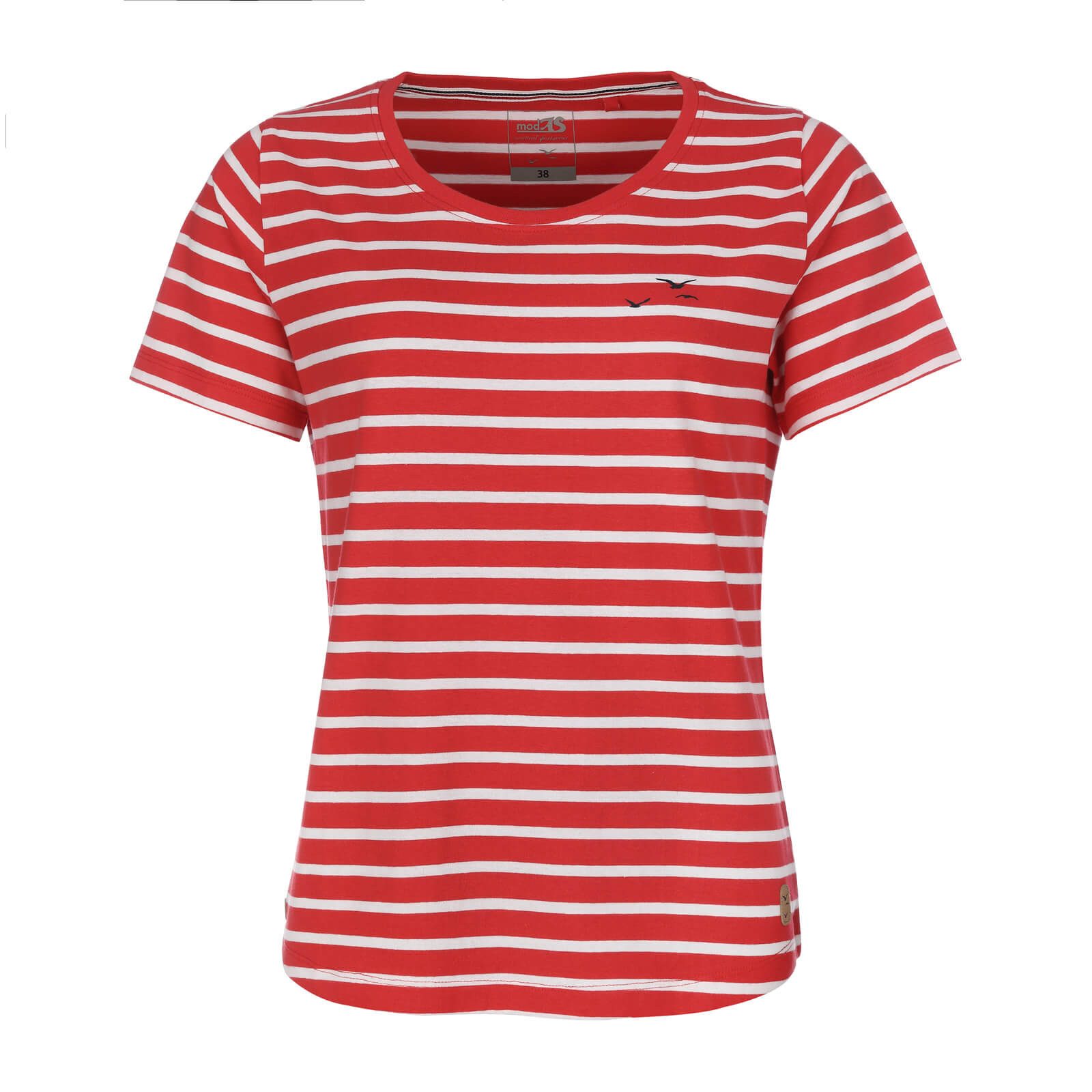 modAS T-Shirt Damen Kurzarm-Shirt im bretonischen günstig online kaufen